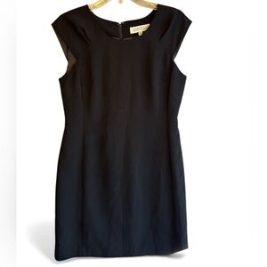 Kasper Elegant Black Midi Dress